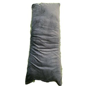 Room Essentials Microplush Body Pillow Black Micro